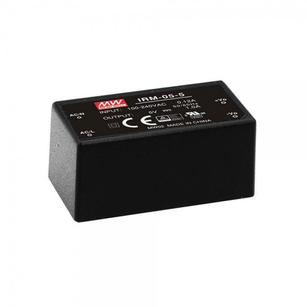 Mean Well IRM-05-12 5W/12V/0-0,42A - ISPIRM0512