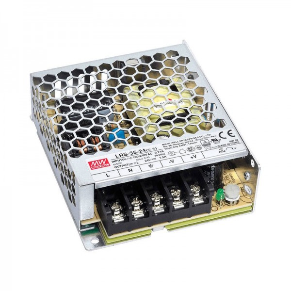 Mean Well LRS-35-15 35W 15V  0-2,4A - ISPLRS35-15