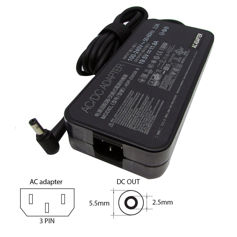 Lap top punjač ASUS 19,5V 11,8A 230W - ISP-LT7