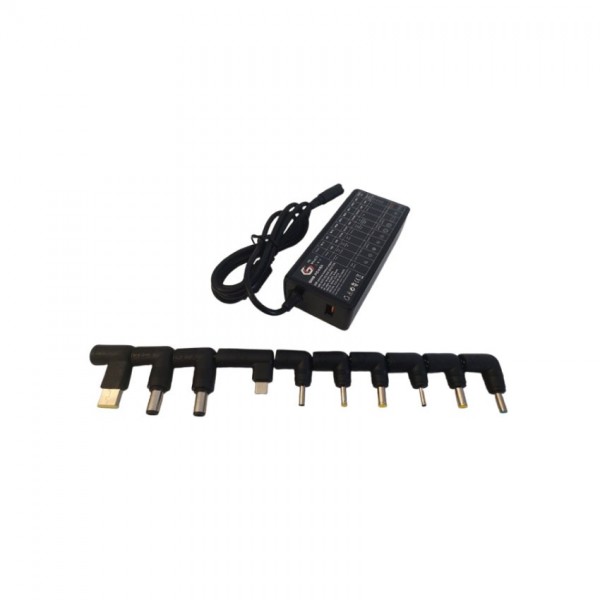 Univerzalni laptop punjač  AC65W Tip-C+QC3.0 mob.brzi punjač 3A , auto - ISP-LT9