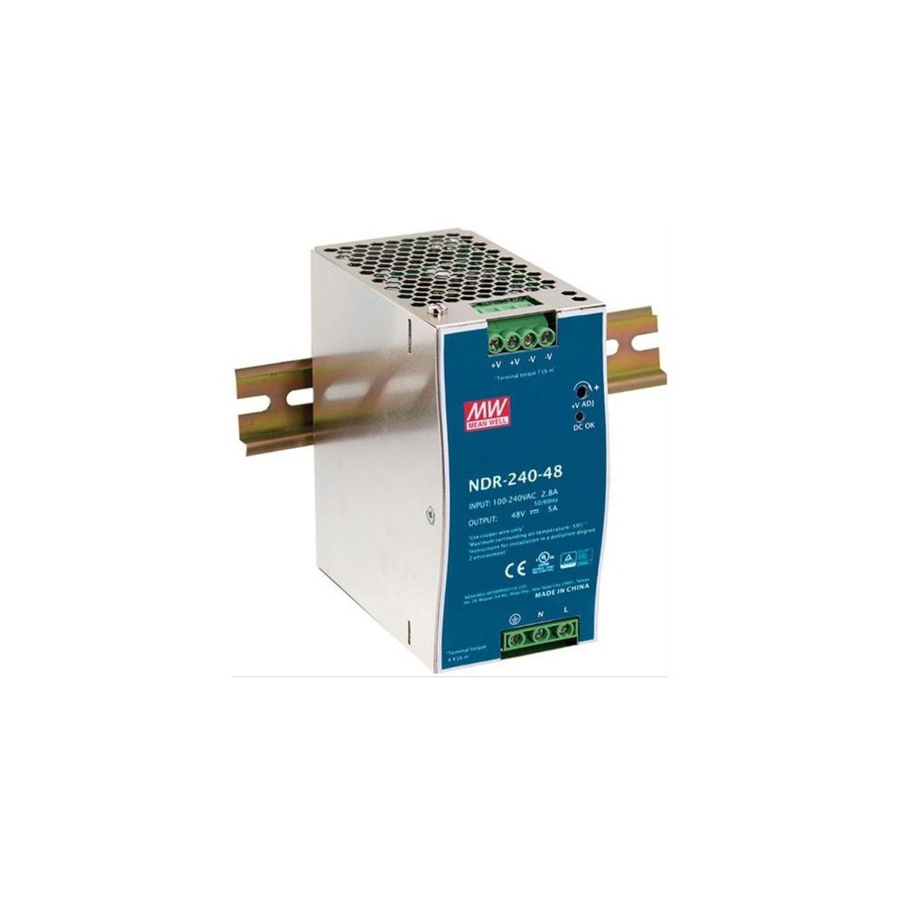 Mean Well NDR-240-48,  240W/48V /5A - ISPNDR240-48