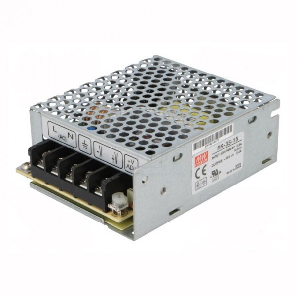 Mean Well LRS-35-15 35W 15V  0-2,4A - ISPRS35-15