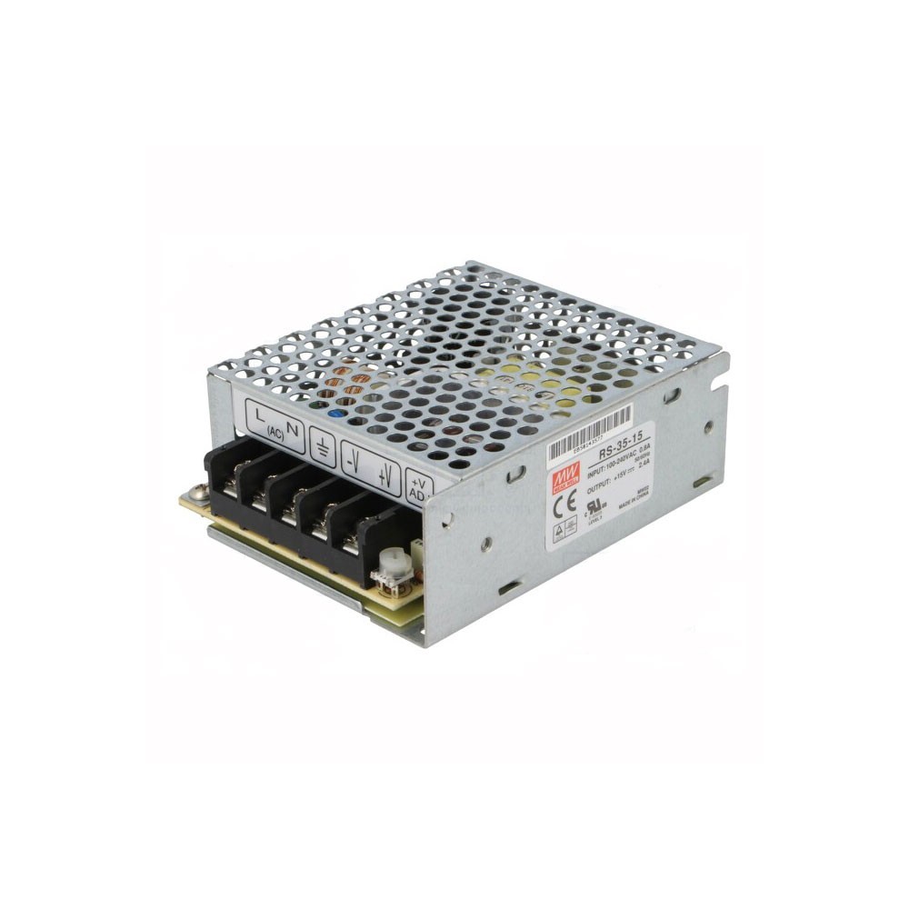 Mean Well LRS-35-15 35W 15V  0-2,4A - ISPRS35-15