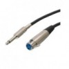 Kabl 6,3mm MO M- XLR F, 2m - KABAV16