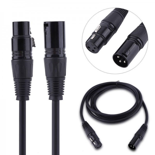 Kabl XLR 3pol M-XLR 3pol F,3m - KABAV17-3