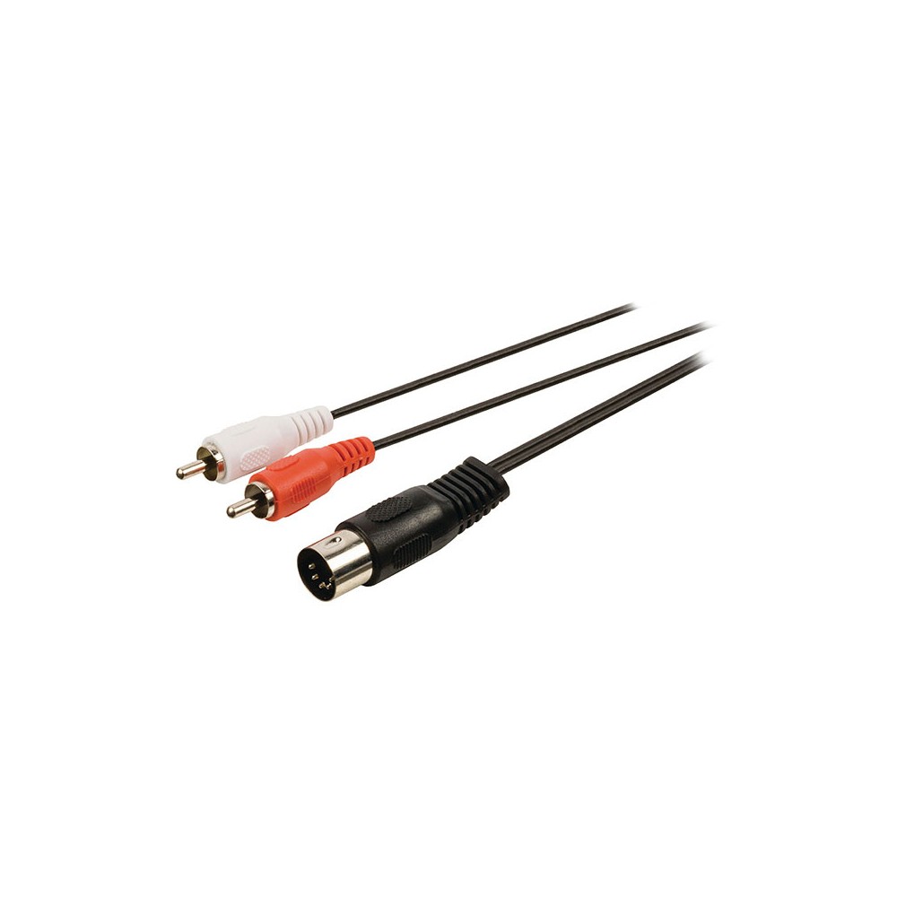 Kabel  Din5 M/  2 Xcinc M, 1.2m - KABAV2