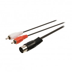 Kabel  Din5 M/  2 Xcinc M, 1.2m
