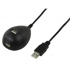Kabel USB 2.0 AM-2XUSBAF,1.5m