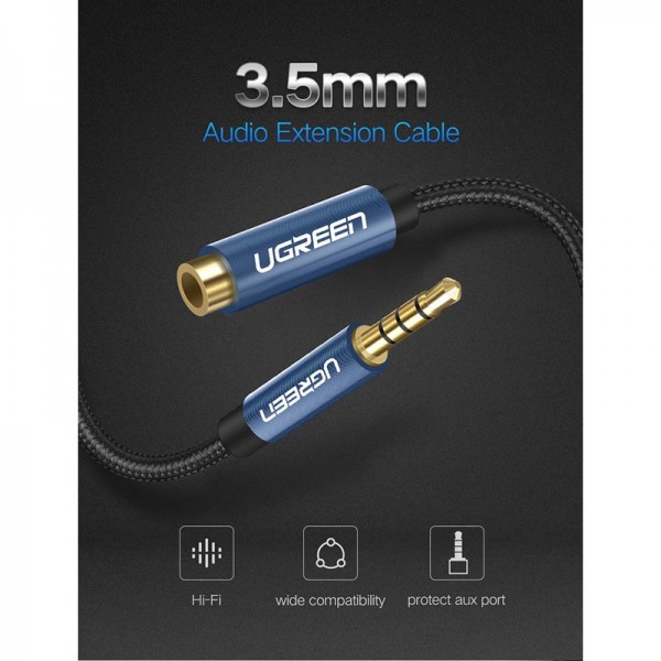Kabel 3.5M/3.5Ž, 3pin 1.5 m gold - KABAV35M/35Z-1.5