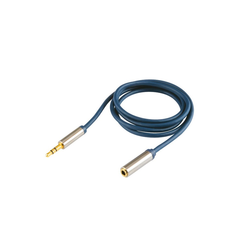 Kabel 3.5M/3.5Ž stereo 2.5m  - KABAV35M/35Z-2.5G