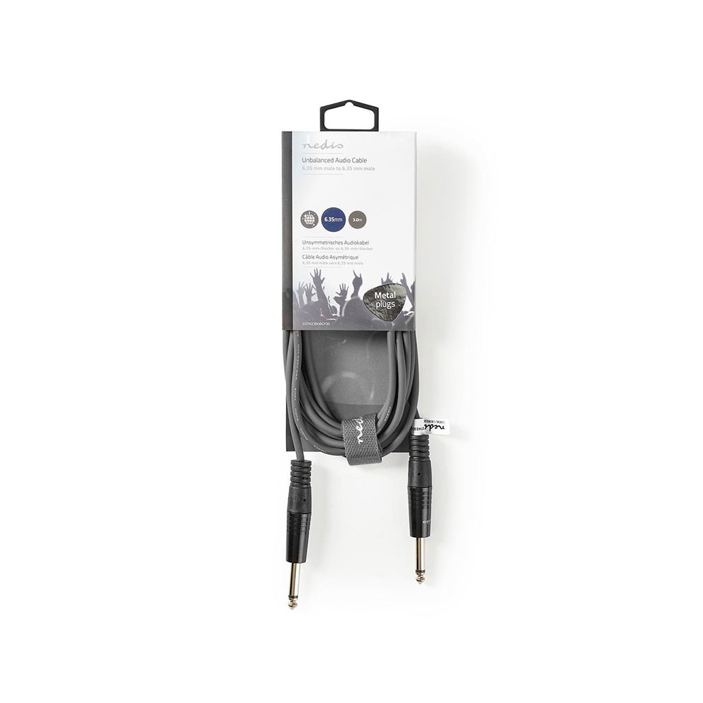 Kabel 6.3 mono/ 6.3mono , 3m - KABAV6.3M/6.3M-5