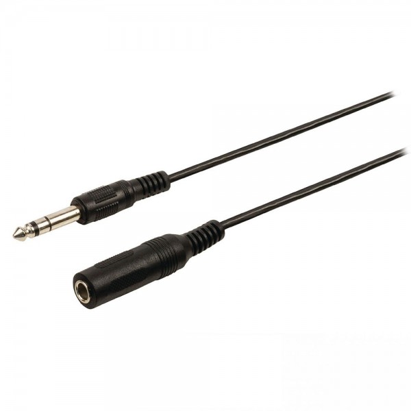 Kabel 6.3 stereo, muski- 6,3 stereo ,zenski ,5m - KABAV6.3SM/6.3SZ