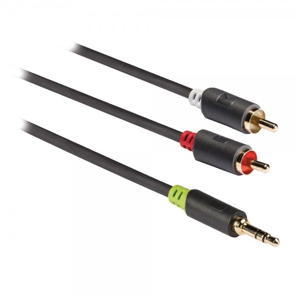 Kabel stereo audio 3,5mm/-2cinc  5m - KABAVC/3.5-5