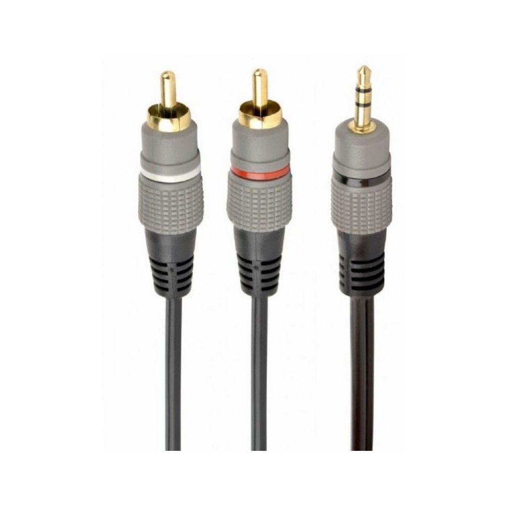 Kabel 2xčinč/3.5 st. 10M - zlatni konektori - KABAVC/3.5S-10Z