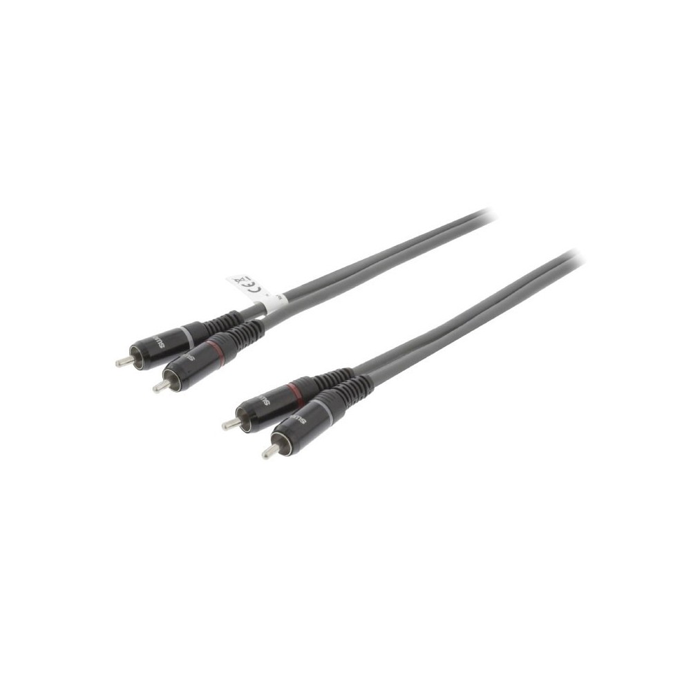 Kabel 2xčinč/ 2činč   5m Prof. - KABAVC/CS-5P