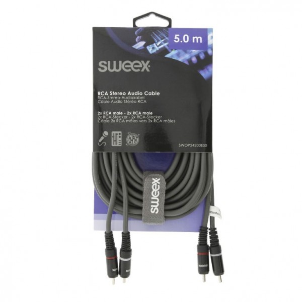 Kabel 2xčinč/ 2činč   5m Prof. - KABAVC/CS-5P