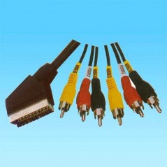 Kabel  Skart/cinc 6x