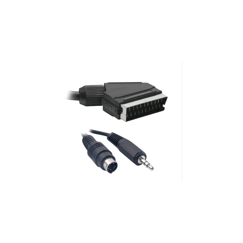 Kabel   Skart/SVHS+3.5 mm stereo 5m - KABAVSK/SVHS35S-5