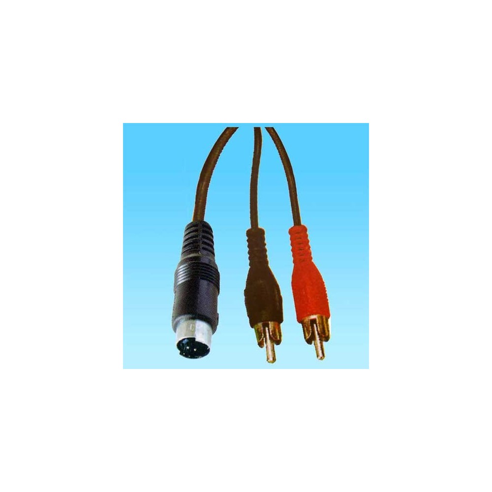 Kabel   SVHS/2xCinc 5m - KABAVSV/2CI5