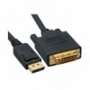 KABL Display port M  DVI D M  1.8m - KABDISDVI