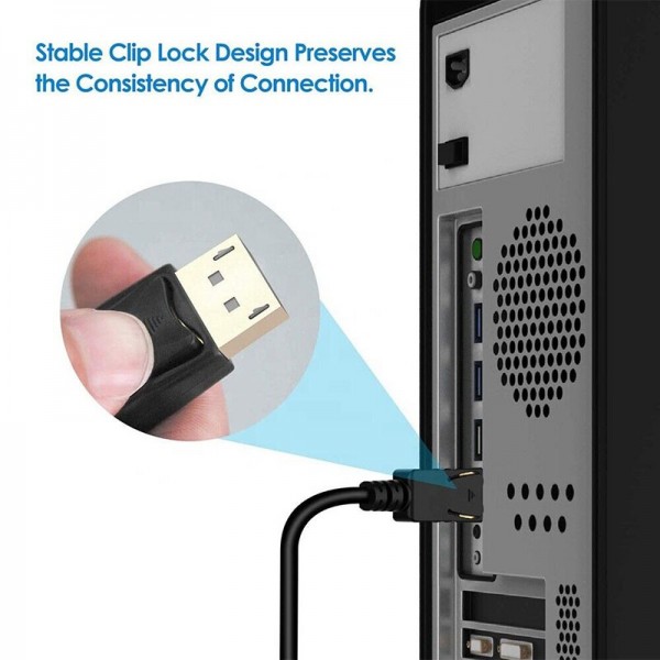 Kabl Displayport M -HDMI M 1.8m 4K 30Hz - KABDISHDMI2
