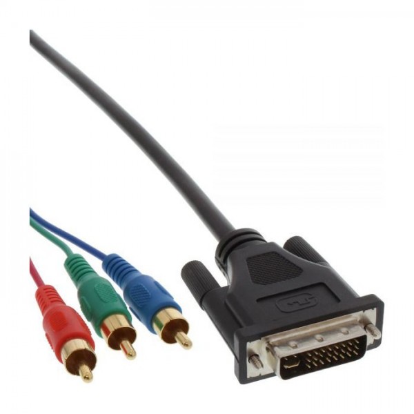 Kabl DVI-I M-3XRCA M komponentni ,1.5m - KABDVI3CI