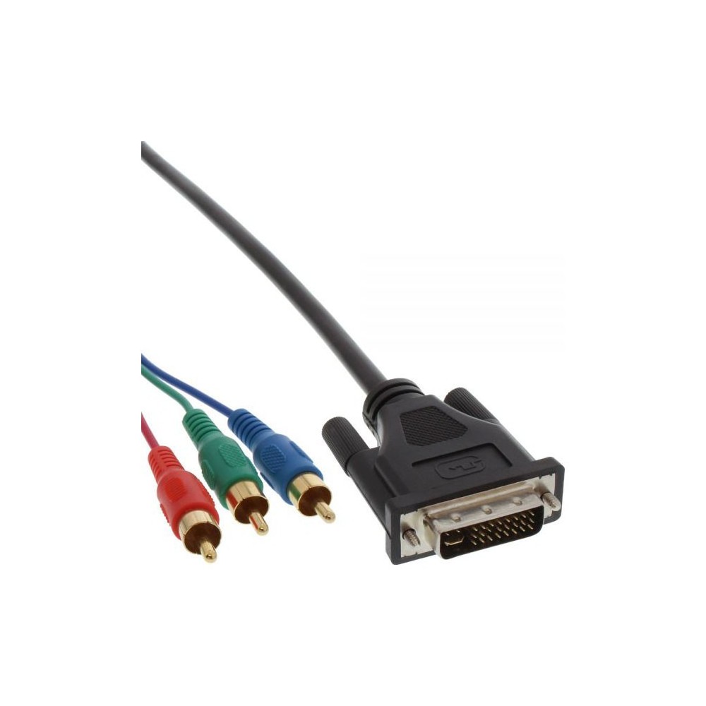 Kabl DVI-I M-3XRCA M komponentni ,1.5m - KABDVI3CI