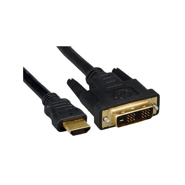 Kabel DVI-D  M- HDMI AM, single link 10m - KABHDMIDVI/10G