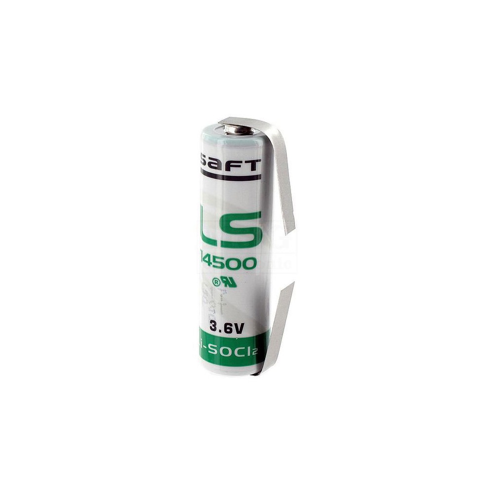 Baterija Li-Ion 3.6V 2600mAh, + pinovi - BATLI14500CNR