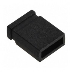 Jumper zatvoren RM 2.54mm, Crni