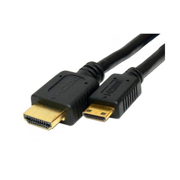 Kabel HDMI AM- HDMI CM mini 1,5m GOLD - KABHDMIM2