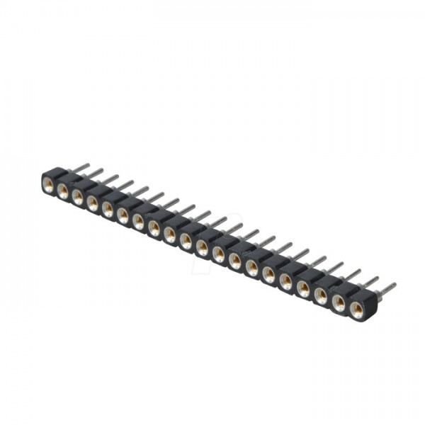 PIN letvica 20x1 prava F profi 2,54 - KLZP20