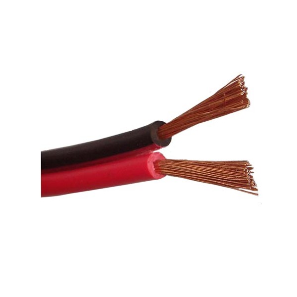 Kabl za zvuc.crveno/crni 2x1mm cist Bakar - KABL2X1KL