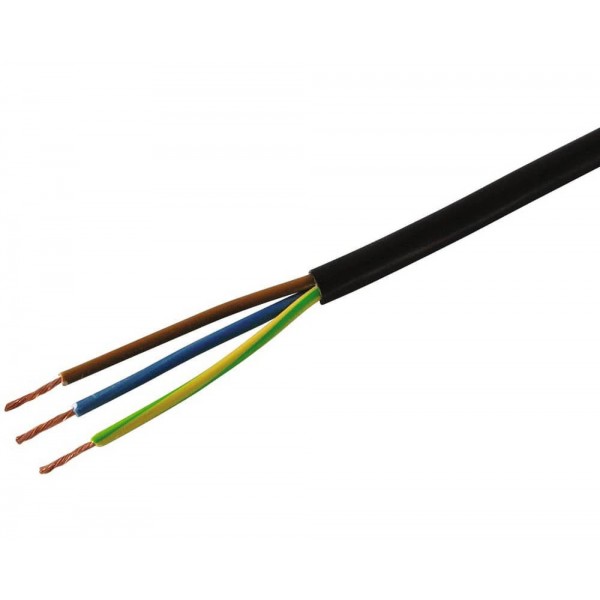 Kabel PVC licn.O.3X0.75mm crni - KABL3X075CN
