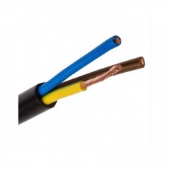 Kabel GG/J H05RR-FO. 3X2.5mm Crni