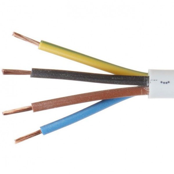 Kabl  PP/L 4X0.75 ,beli - KABL4X075