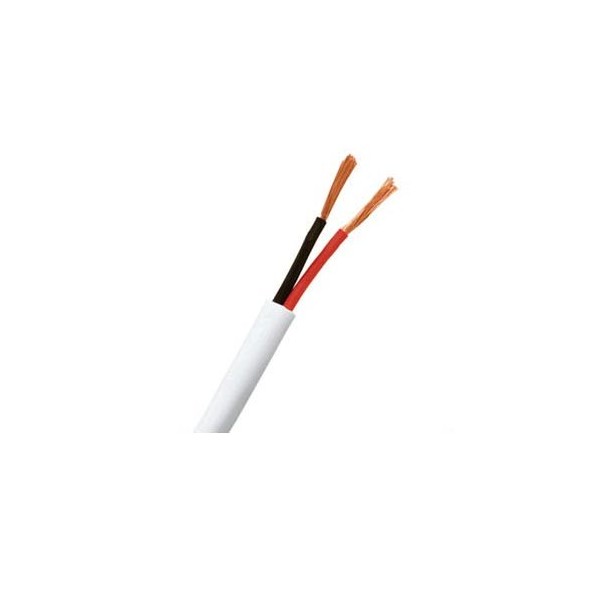 Kabel PVC licn. O 2X0.75 beli PPL - KABLO2X075