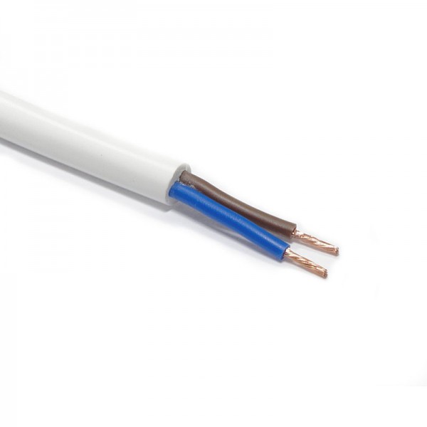 Kabel PVC lic. O 2X1.5, beli PPL - KABLO2X1.5