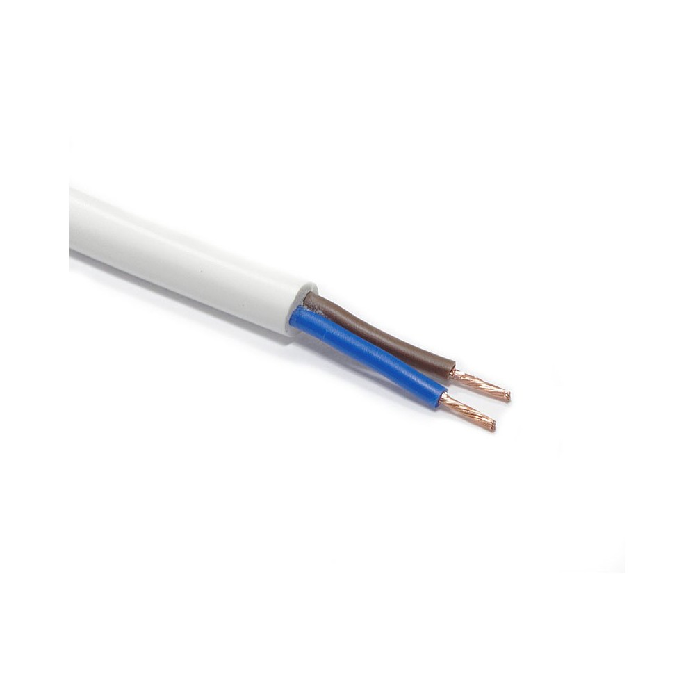 Kabel PVC lic. O 2X1.5, beli PPL - KABLO2X1.5