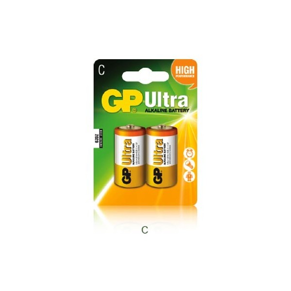 Bat.alkalna 1.5  R14 GP Blister 2kom. - BATAL14-GP