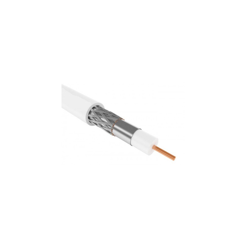 Kabel koaksijalni RG6U 75R 1 mm Beli - KABRF75-1