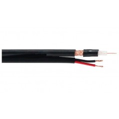 Kabel RG174, 50R, 2,85mm+2x05mm crni