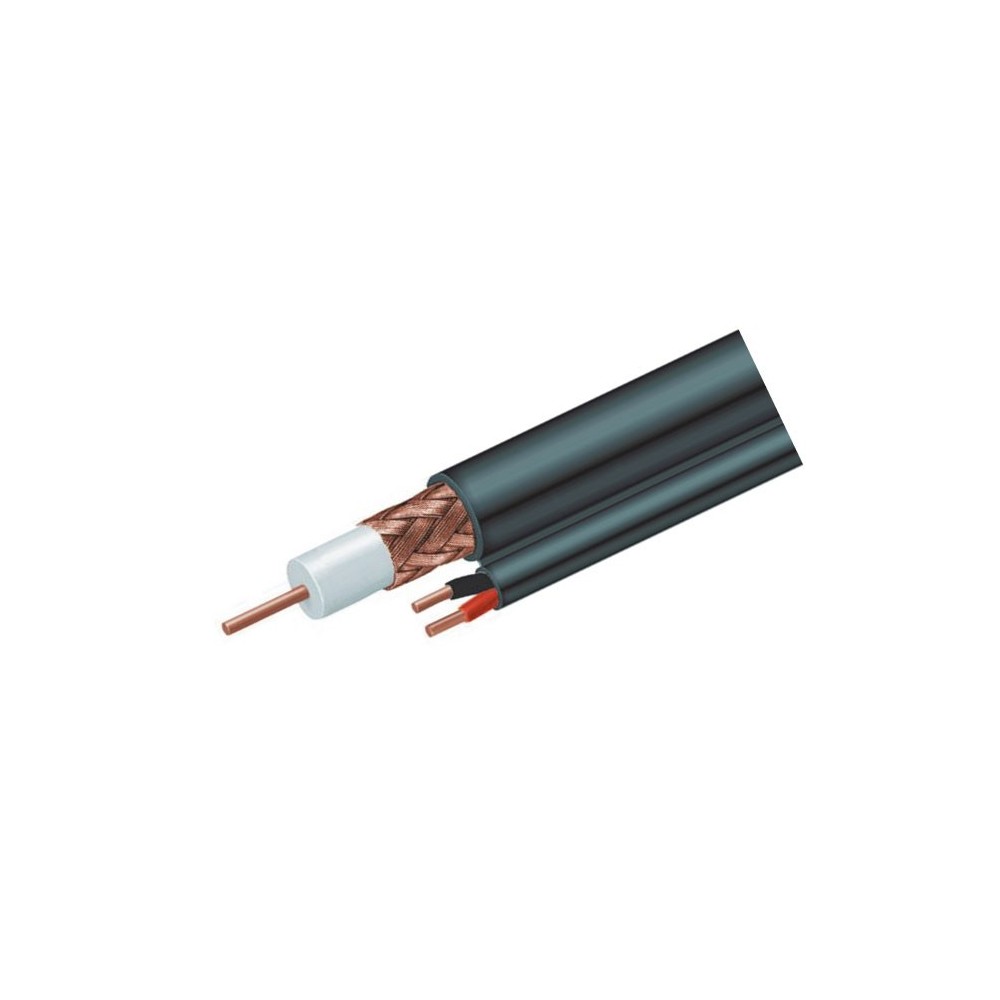 Kabel koaksijalni RG59+2X0.5mm2 za nap. - KABRG59+NAP
