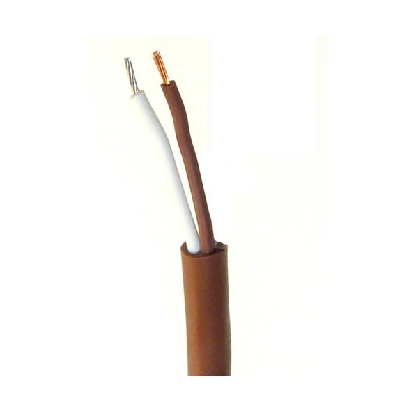 Kabel silikon 2x0.75 (94f800) braon - KABS2X075