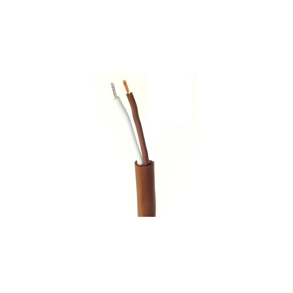 Kabel silikon 2x0.75 (94f800) braon - KABS2X075