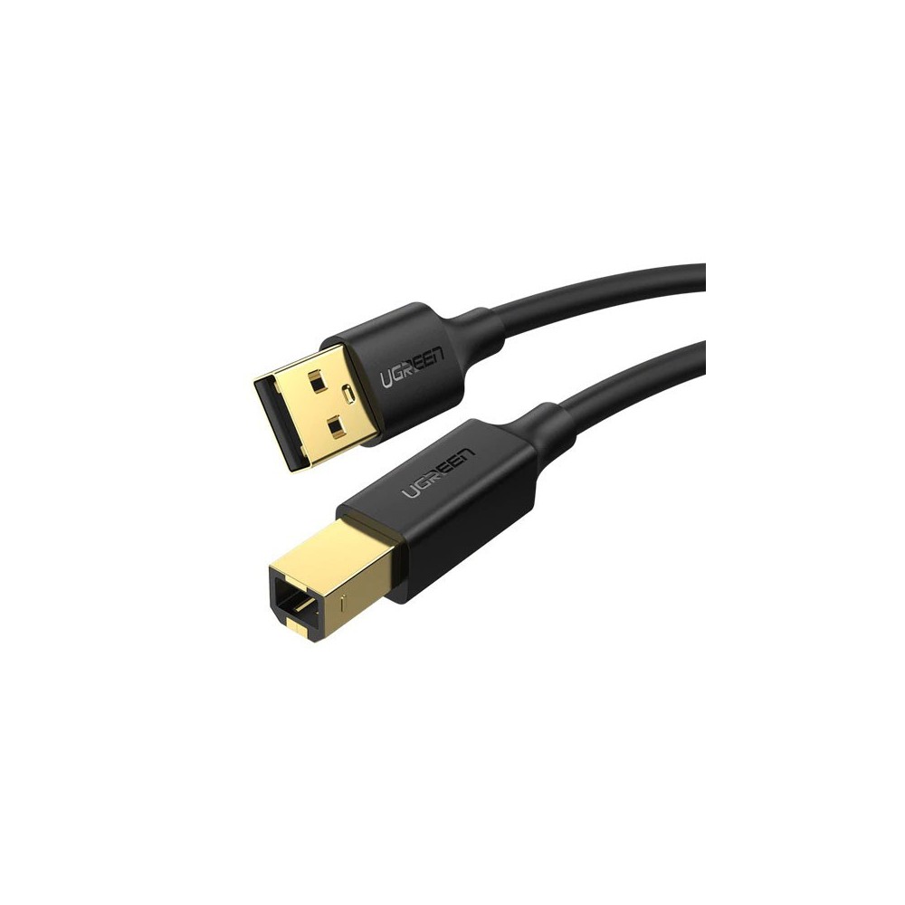 Kabel USB2.0 AM na BM za printer pozl 2m - KABUSB2.0-AB1