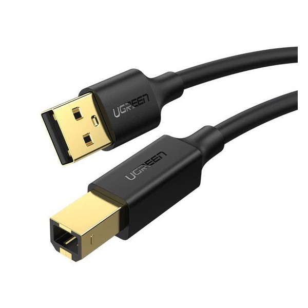 Kabel USB 2.0 AM na BM za printer pozl. 1m - KABUSB2.0-AB2