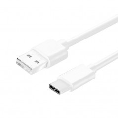 Kabl USB A  Tip C  1m beli , silikon