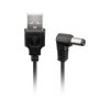 Kabel napojni  2.1x5.5- USB 2.0 AM, 1m - KABUSB-21