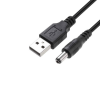 Kabel napojni  2.1x5.5- USB 2.0 AM, 1m - KABUSB-21